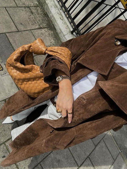Eleganter Trenchcoat in taillierter Silhouette