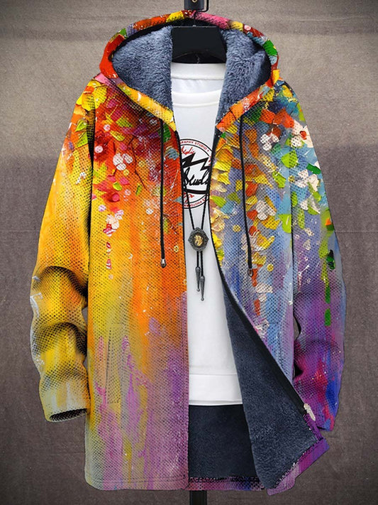 Elouera™ | Luxuriöse kunstinspirierte Kapuzenjacke mit Reißverschluss
