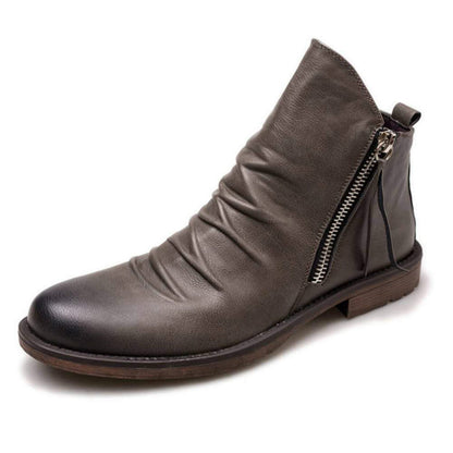 Victor | Komfortable, atmungsaktive Herrenstiefel mit Reißverschluss