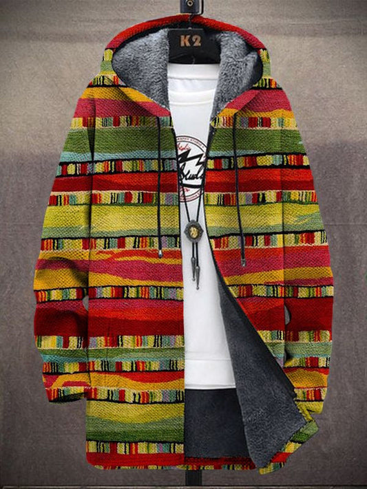 Iluka™ | Luxuriöse kunstinspirierte Kapuzenjacke mit Reißverschluss