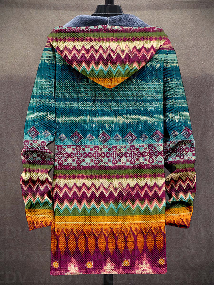 Jedda™ | Luxuriöse kunstinspirierte Kapuzenjacke mit Reißverschluss