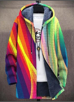 Kira™ | Luxuriöse Kunstinspirierte Kapuzenjacke mit Reißverschluss