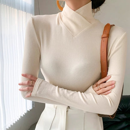 Julia | Pullover mit hohem Kragen