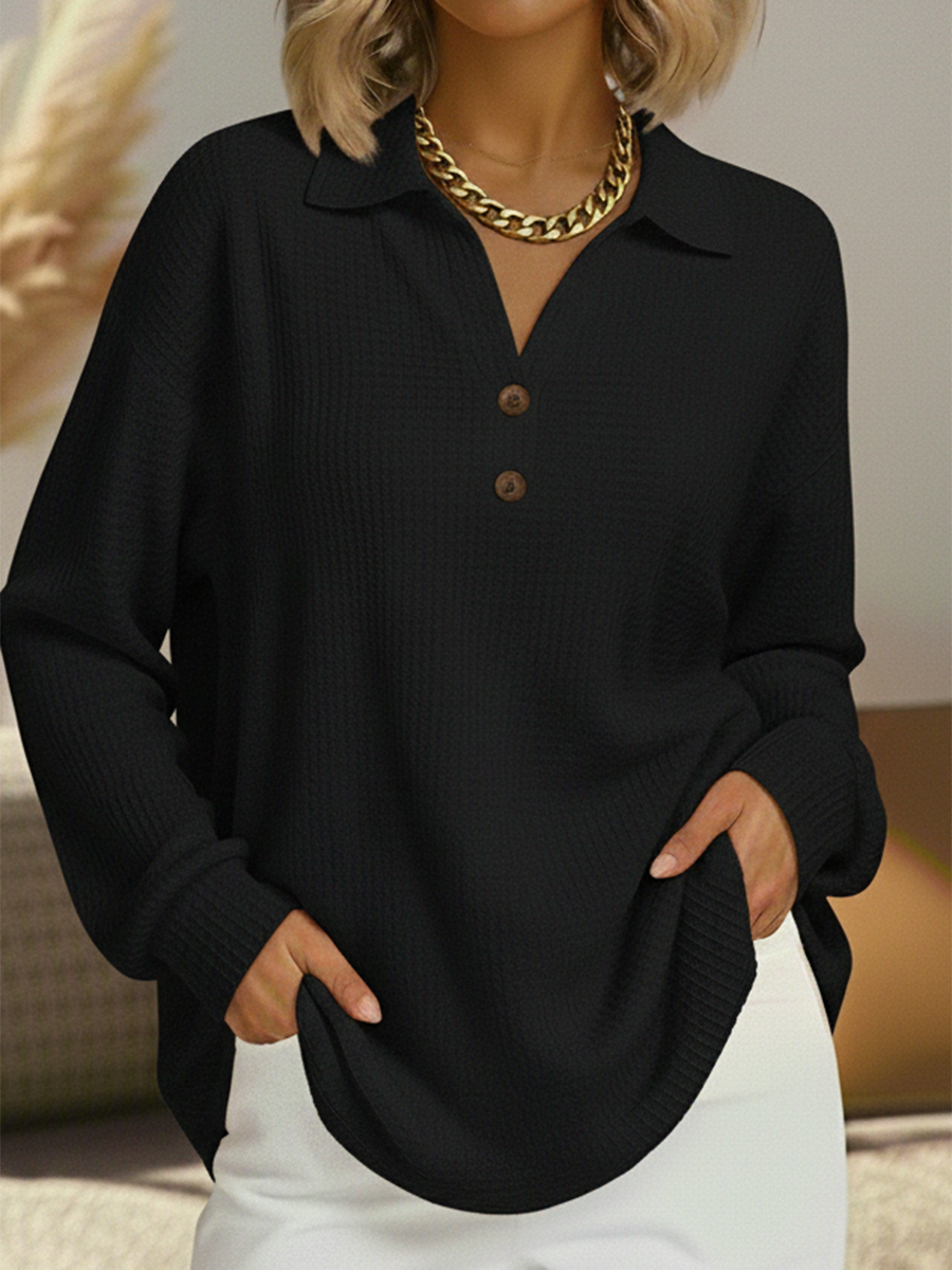 Paola | Weiche Strickjacke mit elegantem Kragen