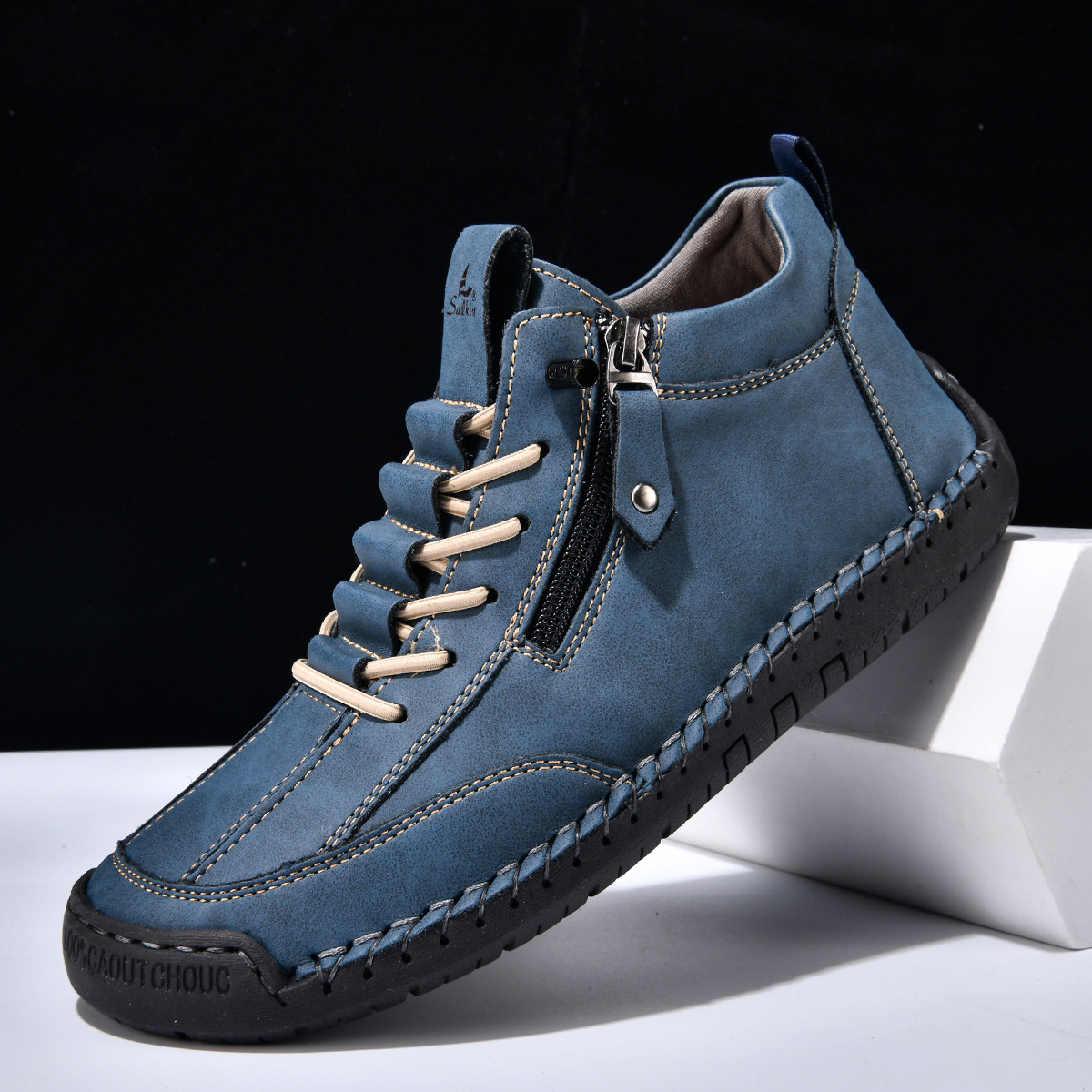 Josh | Herren-Nubukschuhe mit Reißverschluss