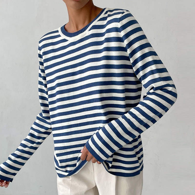 Nicole | Schicker gestreifter Pullover