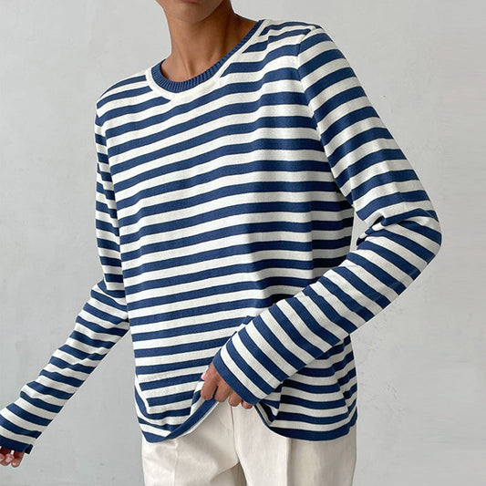 Nicole | Schicker gestreifter Pullover