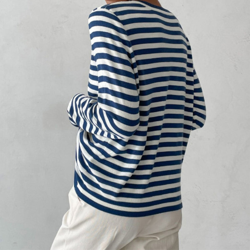 Nicole | Schicker gestreifter Pullover