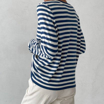 Nicole | Schicker gestreifter Pullover