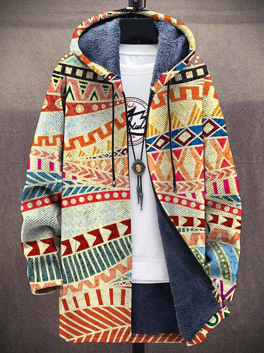 Mirrin™ | Luxuriöse kunstinspirierte Kapuzenjacke mit Reißverschluss