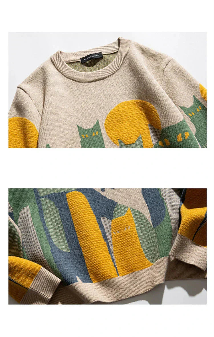 Zaya | Mondbeschienener Katzenpullover