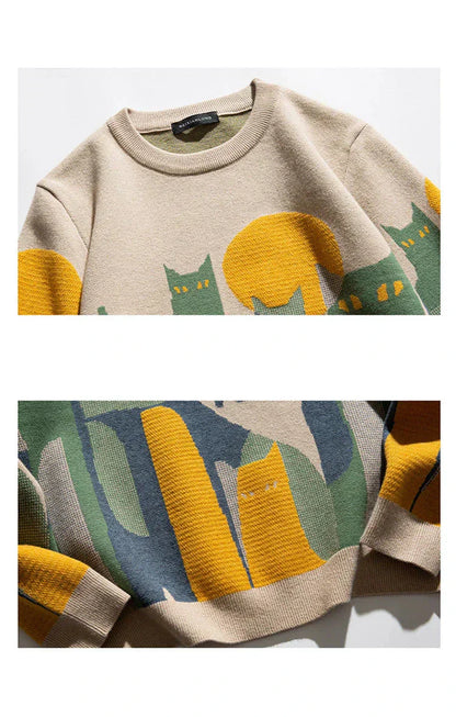 Zaya | Mondbeschienener Katzenpullover