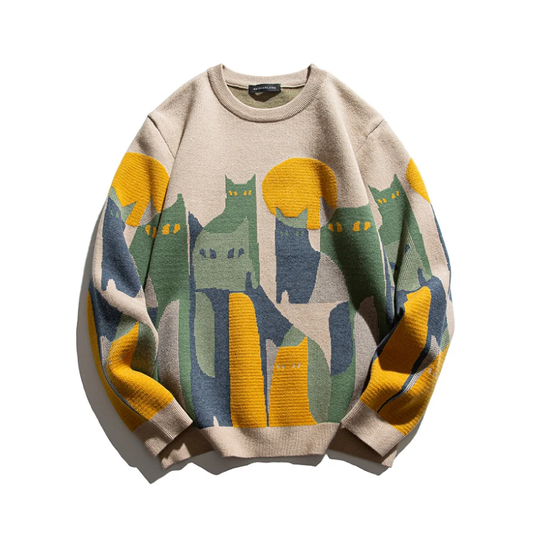 Zaya | Mondbeschienener Katzenpullover