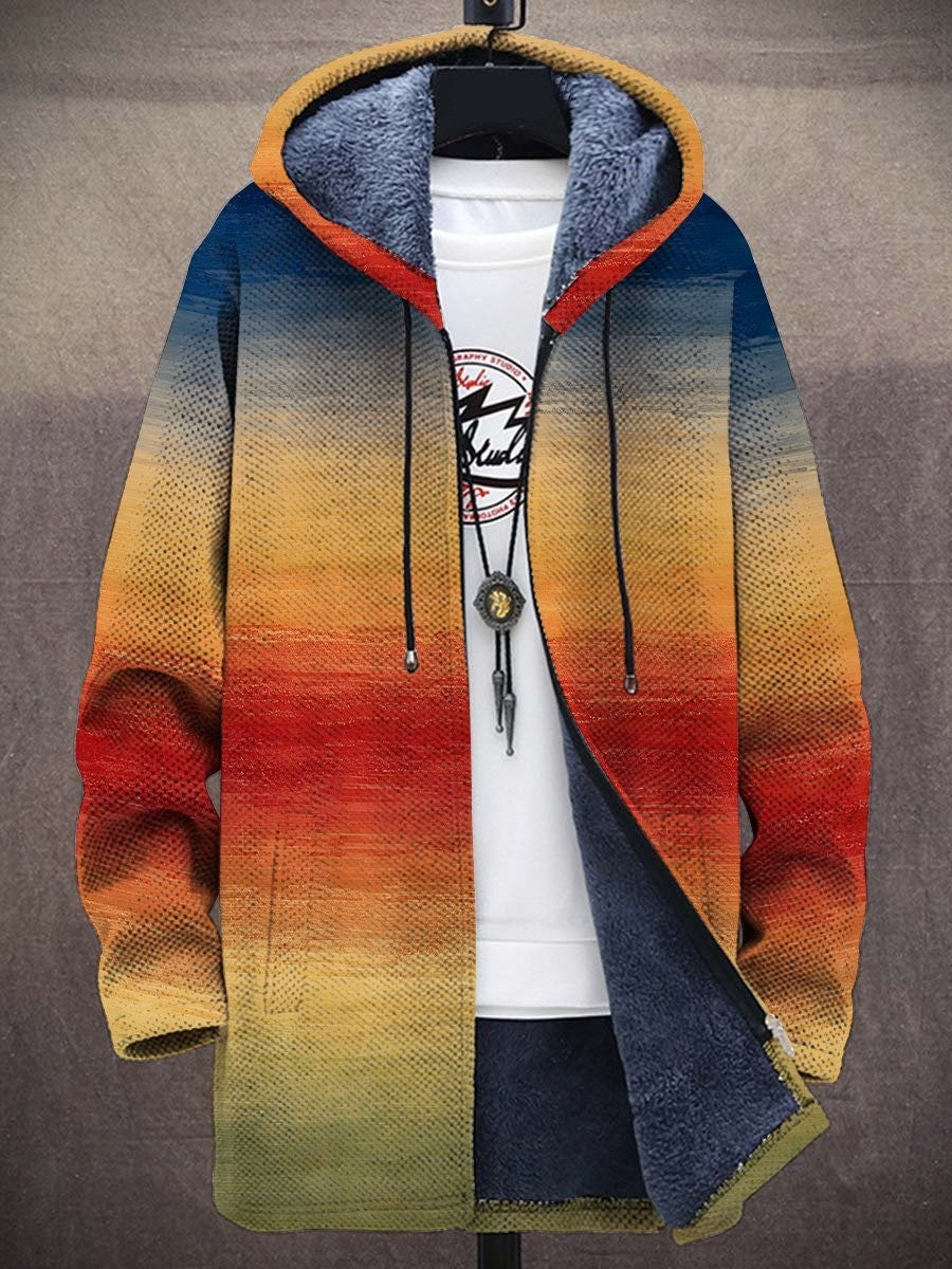 Noora™ | Luxuriöse Kunstinspirierte Kapuzenjacke mit Reißverschluss