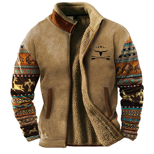 RENZ™|CASUAL-JACKE AUS FLEECE