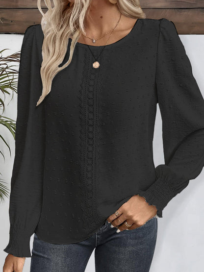 Chiara | Elegante Bluse mit zartem Stickerei