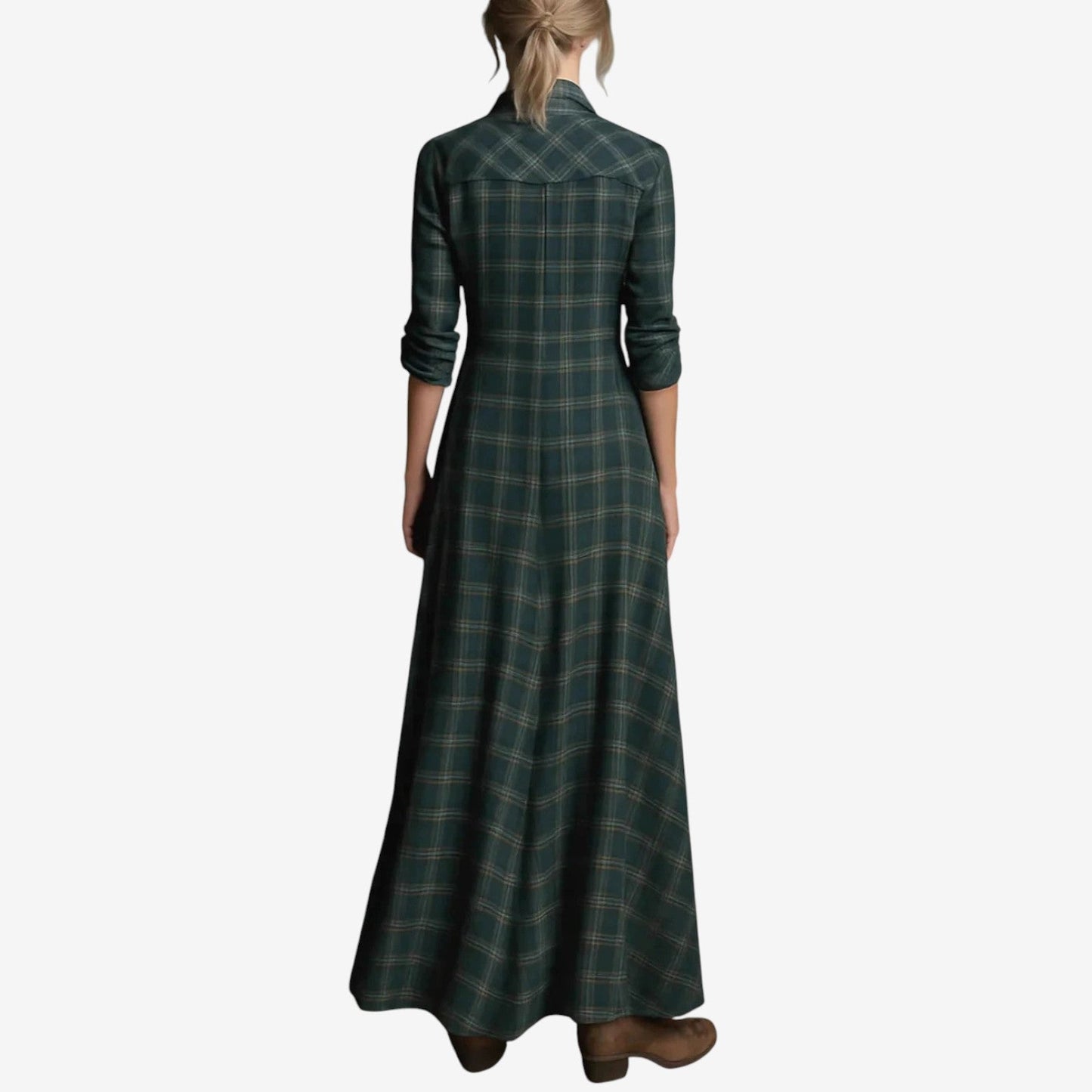 Carisse - Minimalistisches Kleid mit Kragen