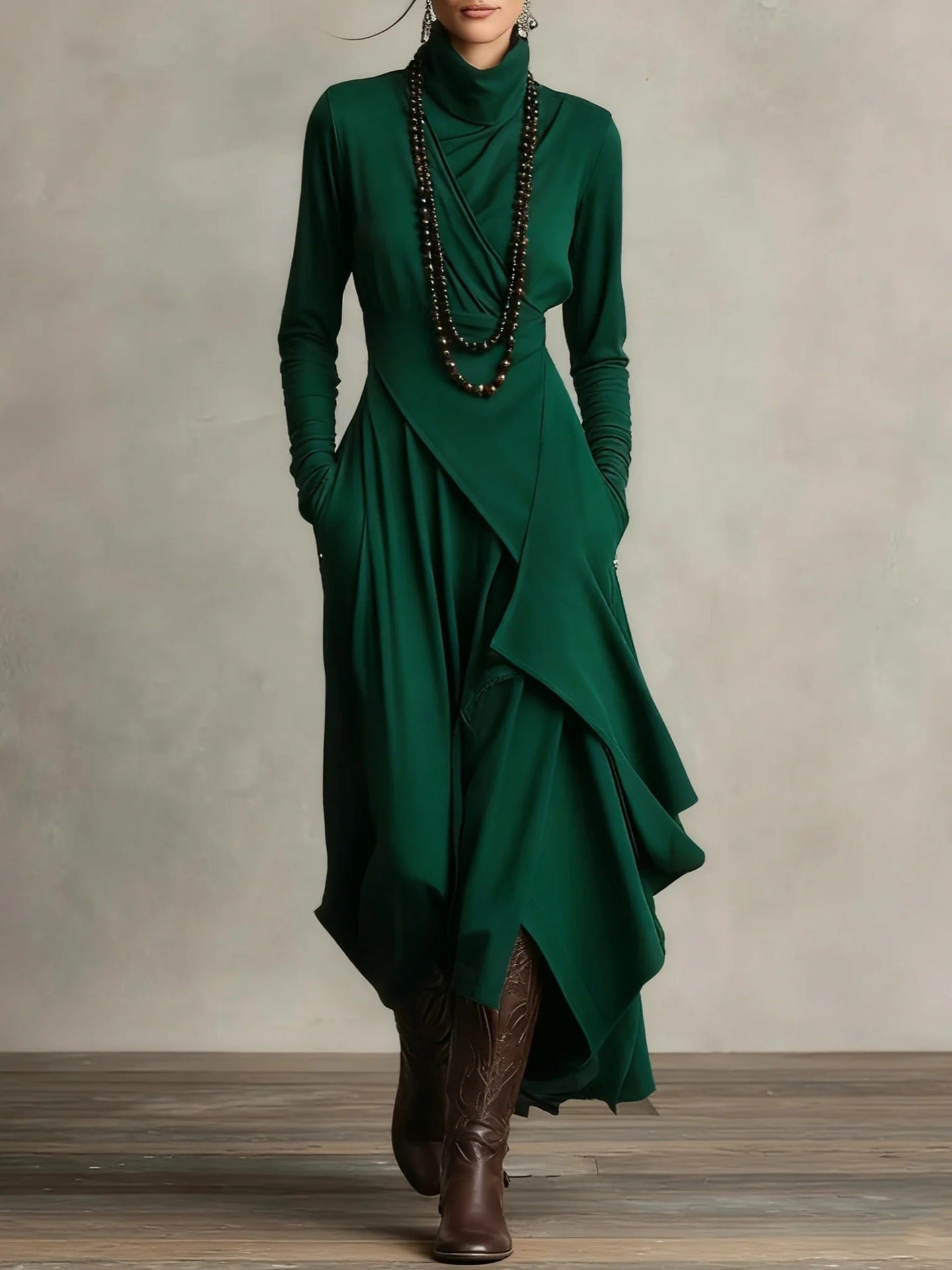 Natalia™ | Maxi-Strickkleid