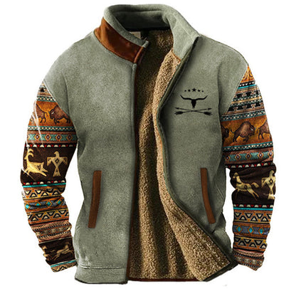 RENZ™|CASUAL-JACKE AUS FLEECE