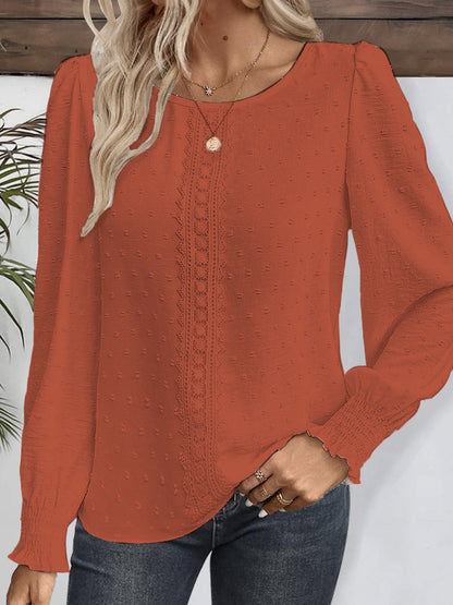 Chiara | Elegante Bluse mit zartem Stickerei