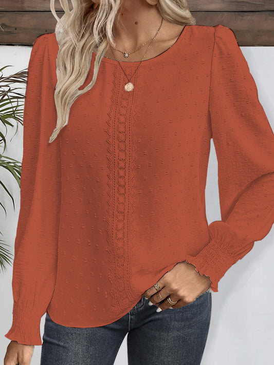 Chiara | Elegante Bluse mit zartem Stickerei