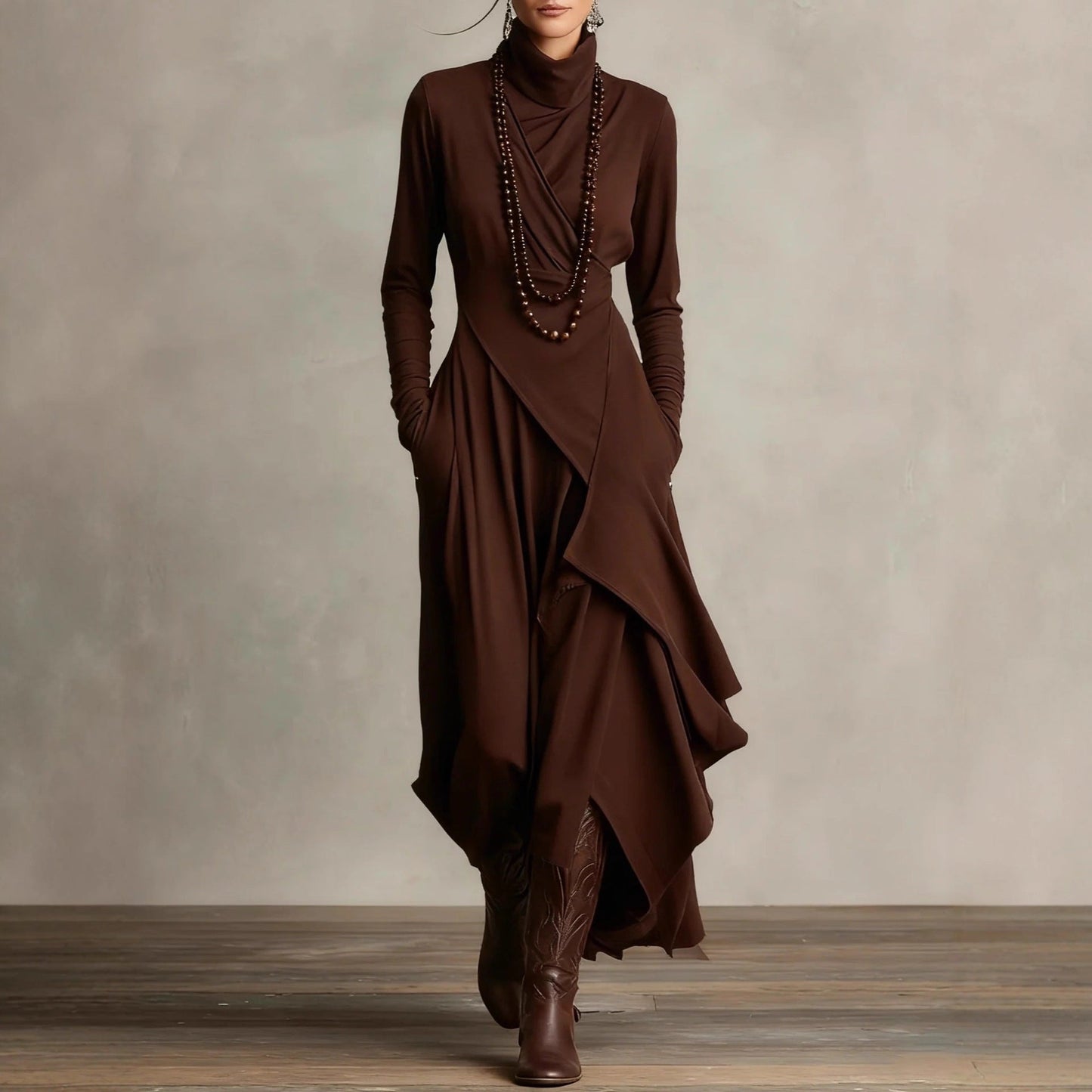 Natalia™ | Maxi-Strickkleid