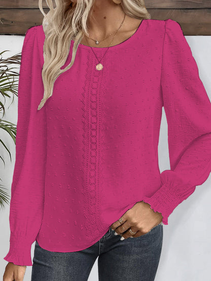 Chiara | Elegante Bluse mit zartem Stickerei