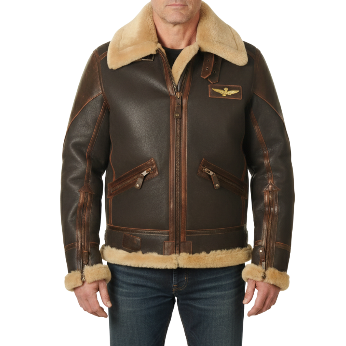 Jean™ | Warme Pilotenjacke