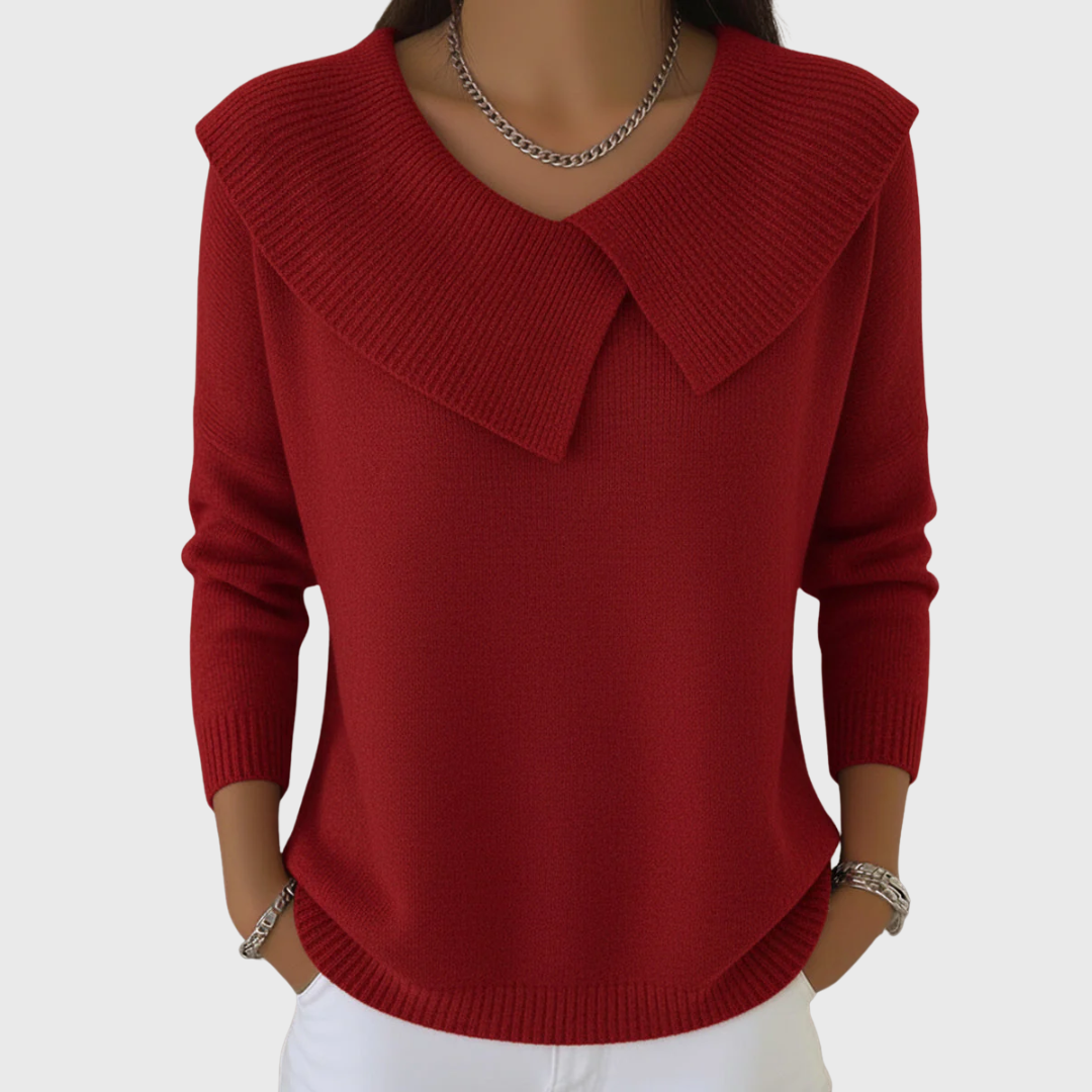Lucia | Warme Strickjacke mit weichem Kragen