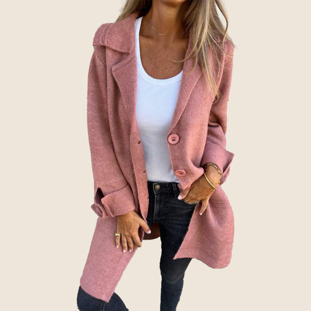 Frankie | Lässiger Oversized-Mantel mit Revers