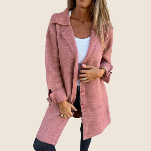 Frankie | Lässiger Oversized-Mantel mit Revers