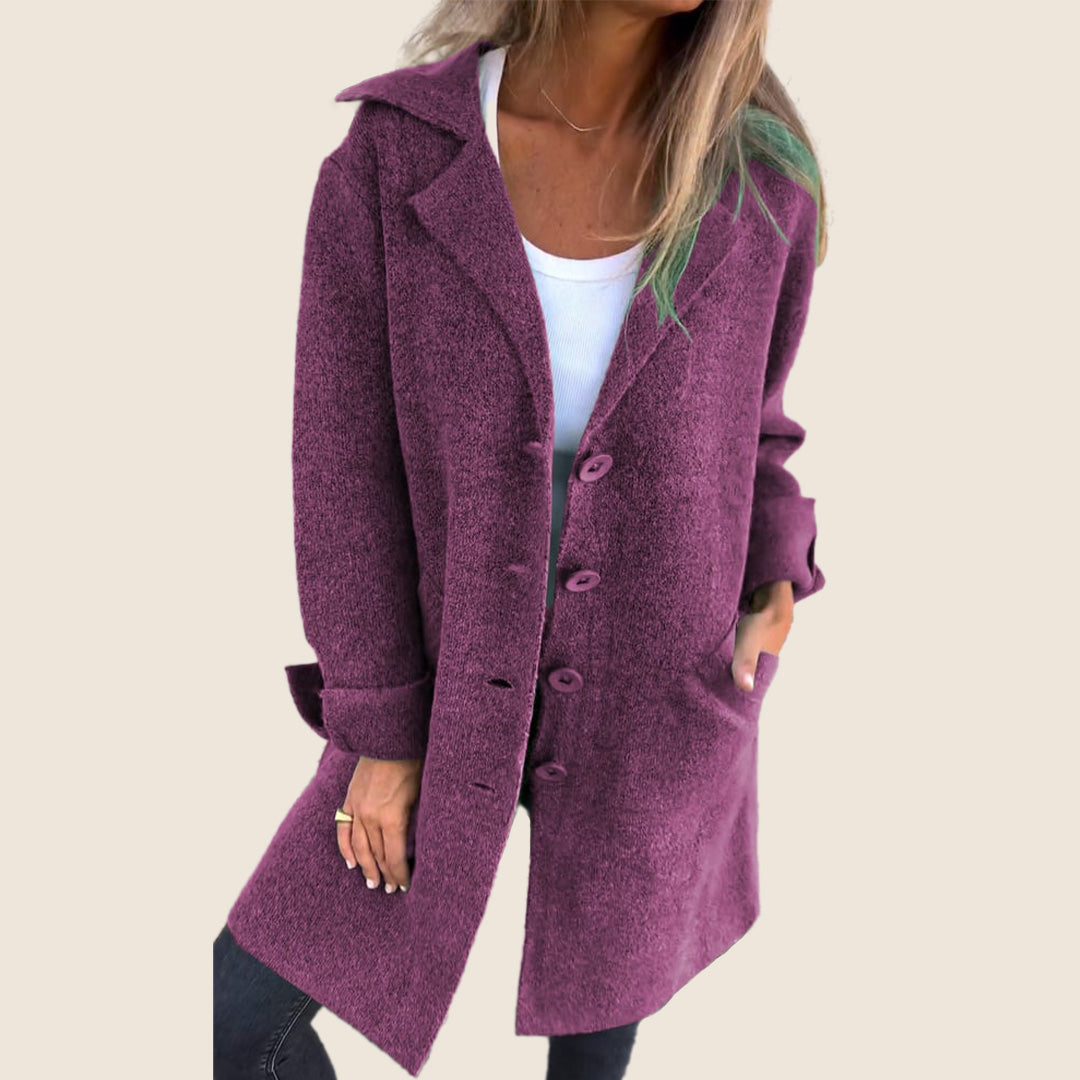 Frankie | Lässiger Oversized-Mantel mit Revers