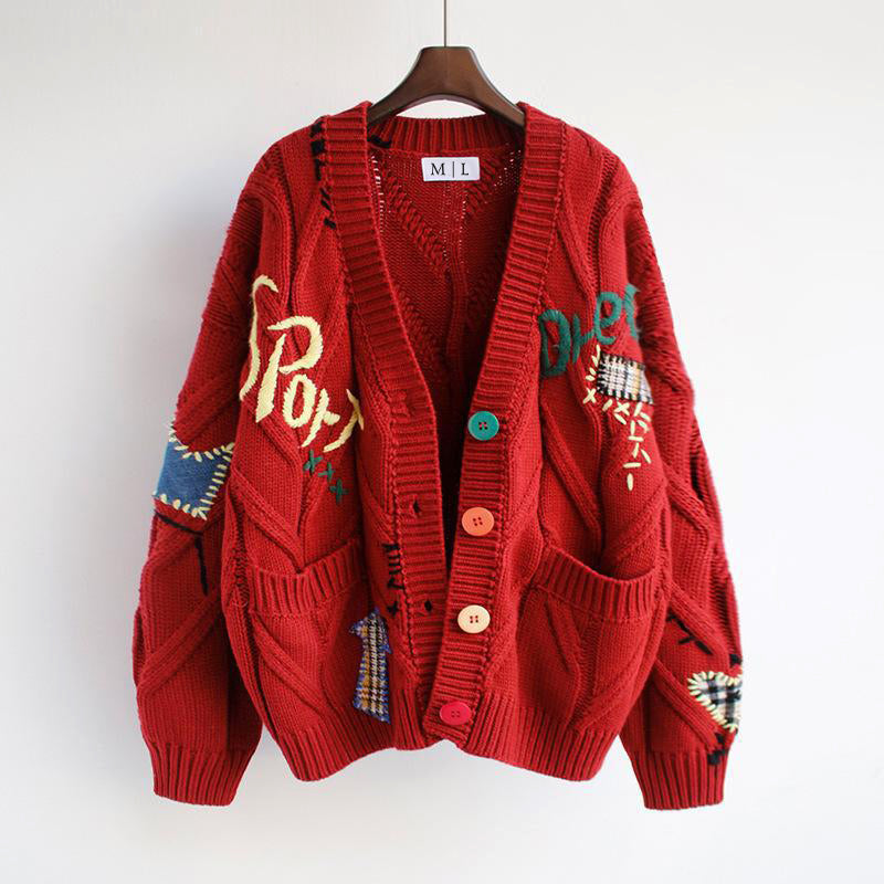 Cardigan Retro Revival von Valentina Rossi