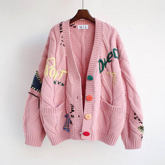 Cardigan Retro Revival von Valentina Rossi