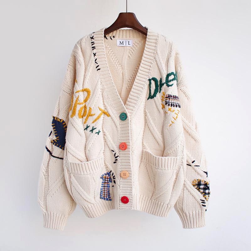 Cardigan Retro Revival von Valentina Rossi