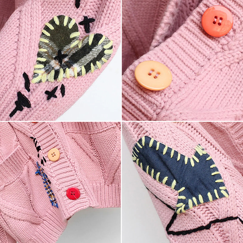 Cardigan Retro Revival von Valentina Rossi