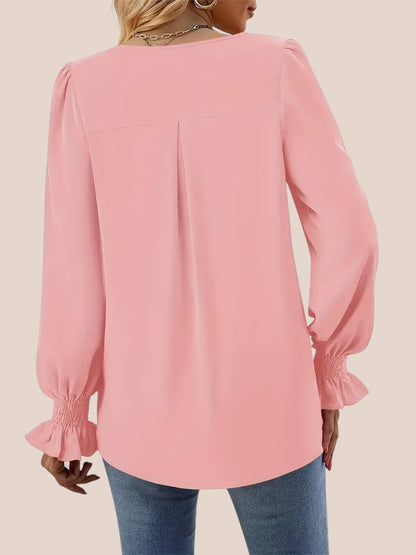 Mira | Elegante Bluse mit V-Ausschnitt