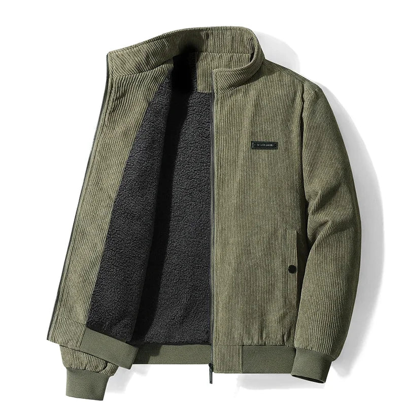 Udo | cordjacke mit fleecefutter