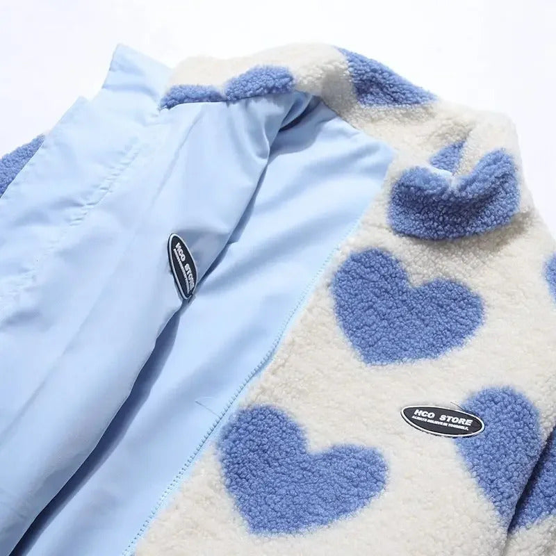 Wendbare Herzchen-Jacke