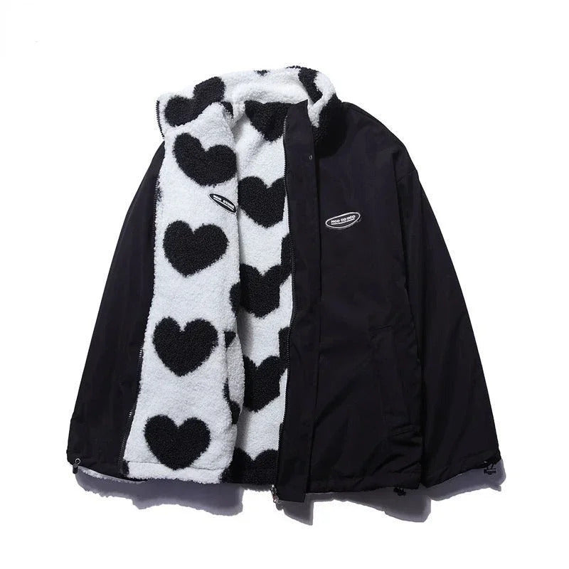 Wendbare Herzchen-Jacke