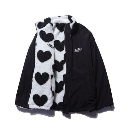 Wendbare Herzchen-Jacke