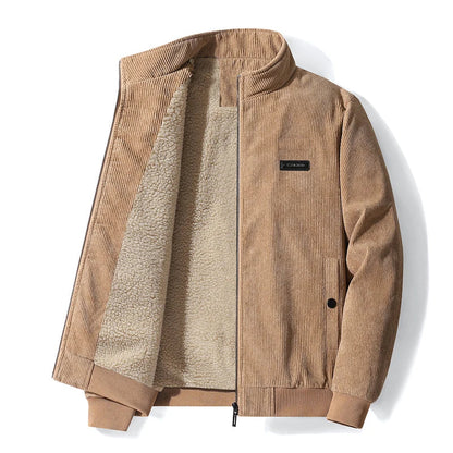 Udo | cordjacke mit fleecefutter