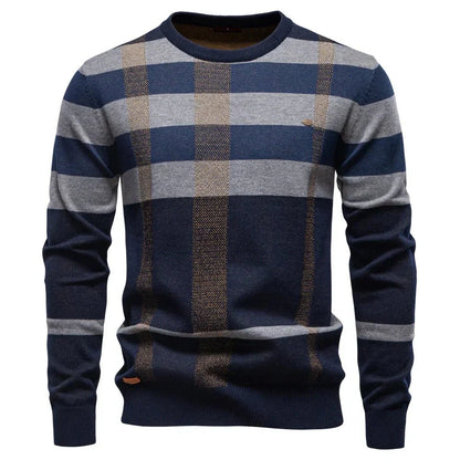 Rosenfeld | Strickpullover für Herren mit Rautendesign