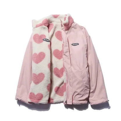 Wendbare Herzchen-Jacke