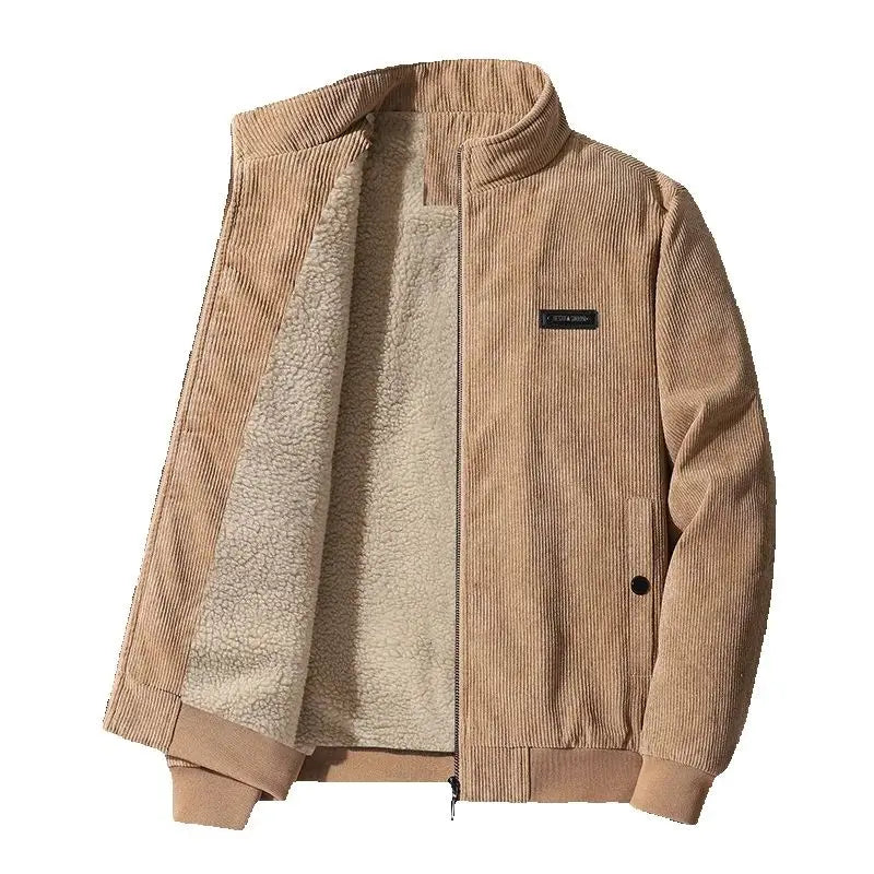 Udo | cordjacke mit fleecefutter