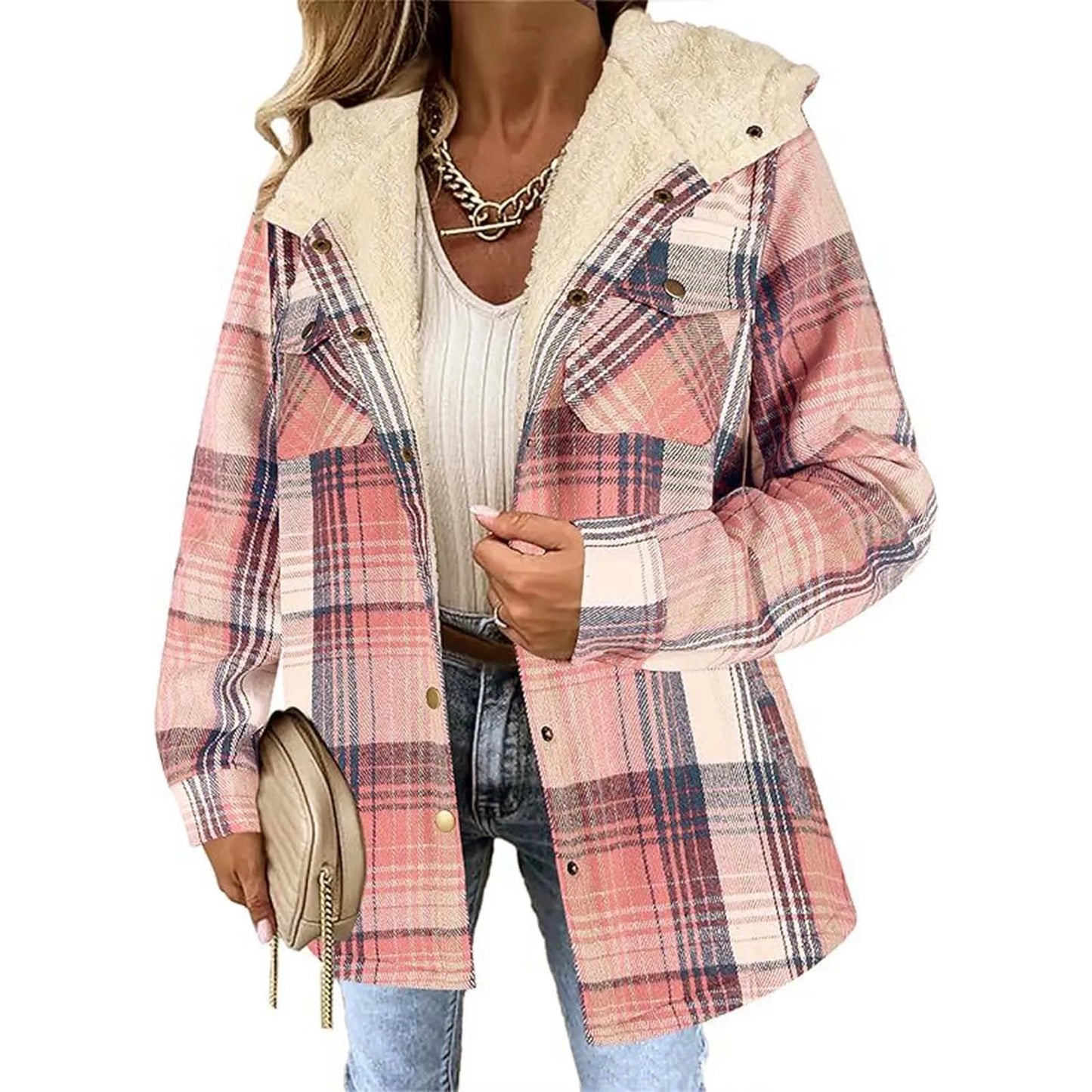 LISA - Fleecegefütterte Shirtjacke
