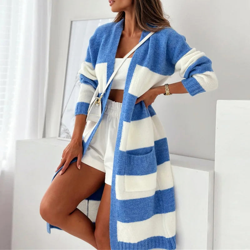 Cardigan Striato Relaxed Sofia Amoretti