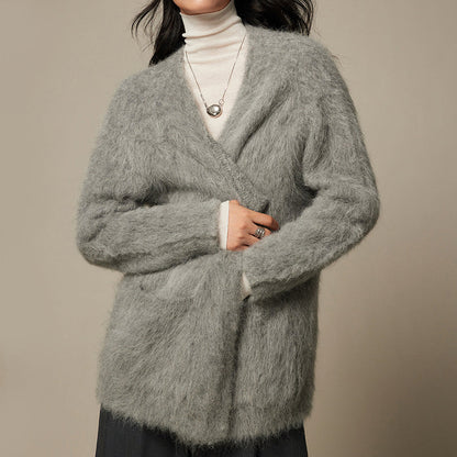 Cardigan Ultra Soft in Alpaka Sofia Amoretti