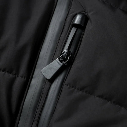 Stylische Pufferjacke mit Taillengürtel für kalte Tage