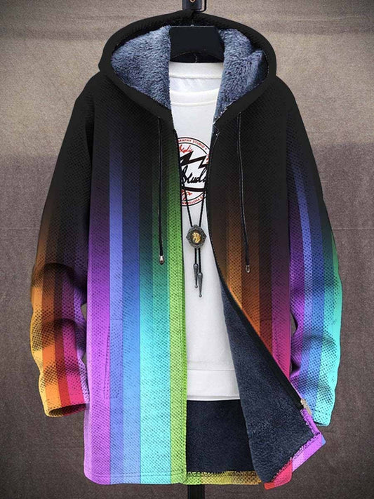 Tasma™ | Luxuriöse kunstinspirierte Kapuzenjacke mit Reißverschluss